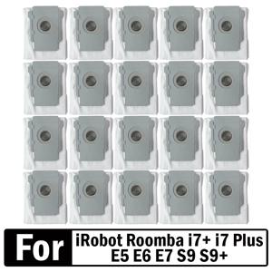 IRobot Roomba i7 + i7 plus E5 E6 E7 S9 S9 + 먼지 봉투 액세서리 로봇 진공 청소기 가방 교체 더러운 가방 예비 부품