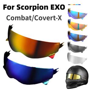 전갈 EXO Combat Covert-X Capacetes Visera 선 스크린 앞 유리 헬멧 쉴드 오토바이 Cascos 액세서리 용 헬멧 바이저