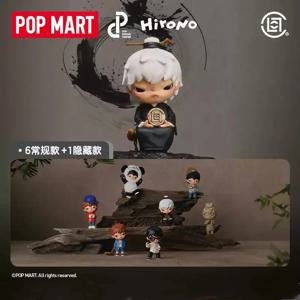 POPMART Hirono X CLOT 시리즈 블라인드 랜덤 박스 장난감 미스터리 박스 Mistery Caixa 액션 피규어 서프라이즈 귀여운 모델 생일 선물