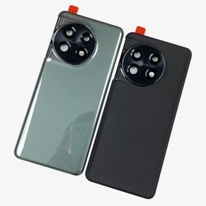 Oneplus 11 용 100% A +++ l 후면 유리 배터리 커버 카메라 프레임 수리가있는 후면 배터리 도어 하우징 케이스 교체