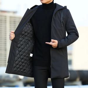 남성 자켓 가을 겨울 남성 트렌치 코트 남성용 윈드 브레이커 겉옷 Jaquet Man Coat 남성 캐주얼 Thicken Warm Hooded Parkas