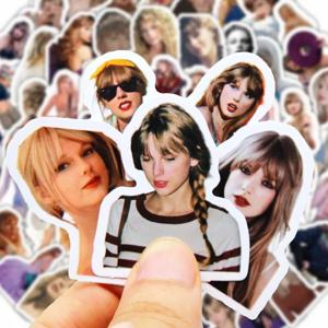 10/50/100 Pcs Taylors 스티커 Swift Scrapbooking Kawaii 접착제 클래식 문구 품목 귀여운 어린이 고정 미적