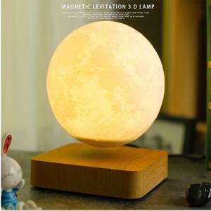 LED 야간 조명 공중에 뜨는 달 램프 터치 자기 부상 테이블 부동 램프 침실 장식 새해 선물 이국적인 램프