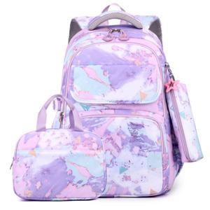 3 개/대 소녀 소년을위한 어린이 학교 배낭 점심 가방 연필 가방 세트 초등 중학교 가방 학생 Bookbag