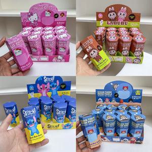12pcs 써니 엔젤 Capybara Mofusand 인형 침실 자동차 홈 장식 장식 애니메이션 블라인드 박스 장난감 키즈 서프라이즈 그림 인형