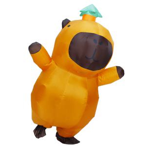 풍선 Capybara 마스코트 의상 만화 동물 카니발 할로윈 코스프레 멋진 드레스 재미 있은 성능 풍선 의류