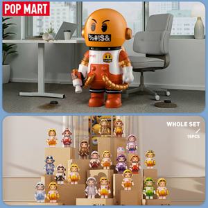팝마트 메가 스페이스 몰리 100% × 이모지 시리즈 1PC/9PCS POPMART 블라인드 박스 액션 피규어 귀여운 장난감