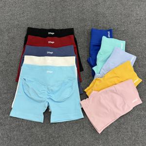 로고가있는 임팩트 반바지 낮은 허리 원활한 요가 반바지 Scrunch Bum 체육관 반바지 운동 바이커 짧은 스트레치 피트니스 의류