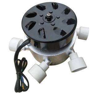 스테인리스 스틸 소형 기계식 수력 발전기, 6 개의 튜브, 휴대용 전원 장비, AC 220 V, 3 KW