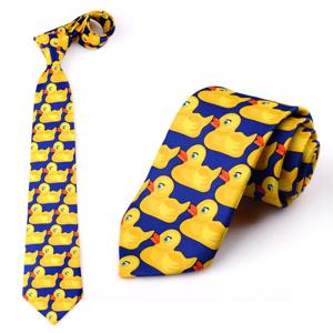 브랜드 뉴 핫 패션 브랜드 뉴 Barney's 엄마를 만난 방법 Ducky Tie 노란색 고무 오리 넥타이 넥타이 Barney Ducky