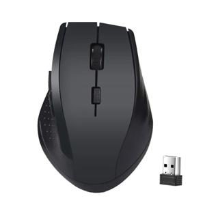 PC 게임용 노트북 게임용 2.4GHz 무선 광 마우스 USB 수신기가있는 6 키 무선 마우스 컴퓨터 마우스