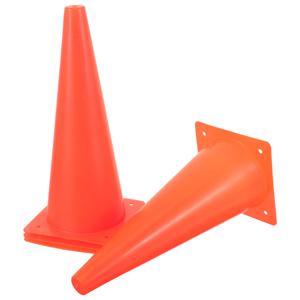 4Pcs 안전 축구 콘 훈련 축구 콘 플라스틱 콘 스포츠 교통 플래그 버킷 농구 도로 장애물 민첩성 콘