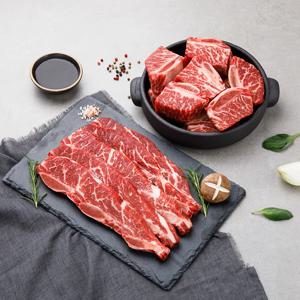 [미트포테이블] 소갈비찜 블랙앵거스 꽃갈비 소고기 1kg
