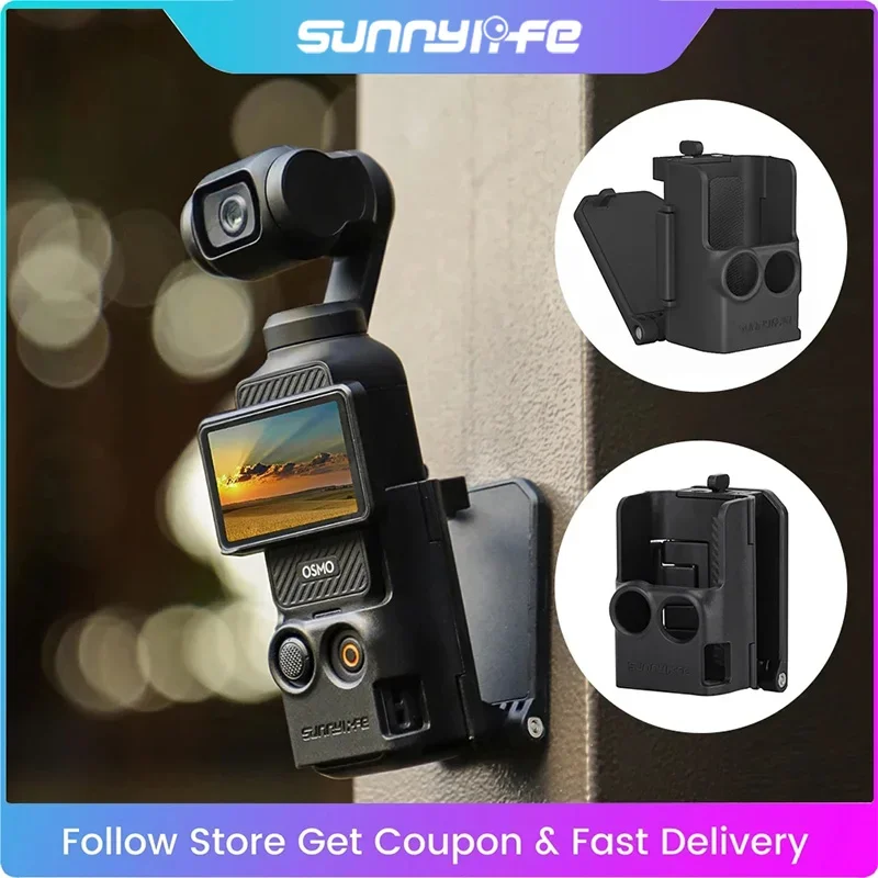 Sunnylife DJI Osmo 포켓 3 카메라 액세서리용 다기능 자석 마운트, 조정 가능한 브래킷 베이스