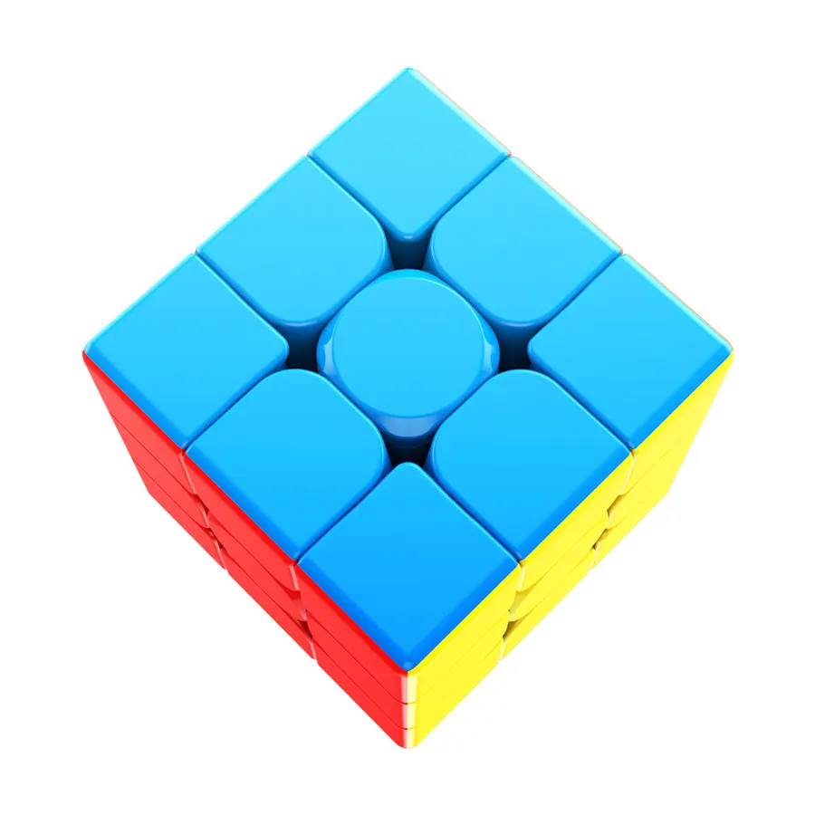 3x3x3 큐빅 스티커리스 스트레스 릴리프 퍼즐 전문 교육 부드러운 속도 경쟁 어린이 장난감 선물