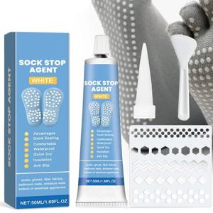 새로운 빠른 건조 미끄럼 방지 접착제 투명 DIY 양말 중지 에이전트 그립 양말에 대한 방수 패브릭 페인트