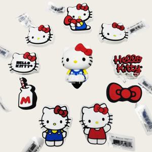 새로운 Sanrio 헬로 키티 3D 신발 신발 세트 사용자 정의 신발 장식, 전화 케이스 장식 귀여운 만화 PVC 크리스마스 선물