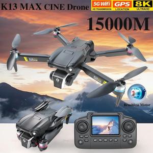 K13 MAX RC 드론 전문가용 8K HD 카메라 WIFI FPV 고도 유지 제스처 촬영 쿼드콥터 스크린 리모컨 장난감 선물