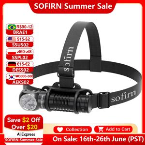 SOFIRN HS41 헤드램프 4000lm 21700 USB C 충전식 SST20 LED 토치 표시기(자기 테일 손전등 포함)