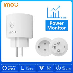 IMOU CE1 스마트 소켓 EU 스마트 플러그, 전원 에너지 모니터링 리모컨, 음성 제어 지지대, 알렉사 어시스턴트, 220-240V