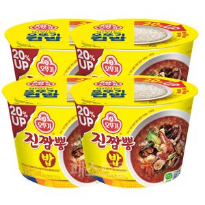 오뚜기컵밥 진짬뽕밥 217.5g 4개
