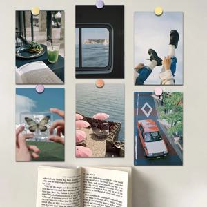 10PCS 10×15CM 끝없는 자유 포스터 스티커 미적 크리 에이 티브 아트 그림 수하물 장식 살롱 커뮤니티 기숙사