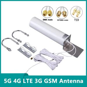 방수 와이파이 안테나, 야외 AP 증폭기 라우터 안테나, 2x2 케이블, TS9 SMA 5G 4G LTE 3G GSM 옴니, 600-4900MHz 고이득 28DBI