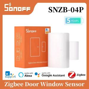 SONOFF SNZB-04P Zigbee 도어 윈도우 센서 로컬 스마트 장면 연결 탬퍼 경고 홈 보안은 Alexa Google Alice와 함께 작동합니다.