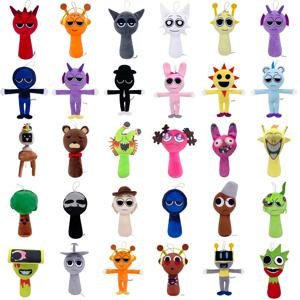 Sprunki 플러시 장난감 Sprunki Incredibox 플러시 인형 Sprunki 게임 만화 베개 어린이 생일 선물 인형 크리스마스 선물