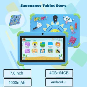 새로운 7.0인치 어린이용 태블릿 Android 4GB RAM, 64GB ROM, Google Bluetooth 어린이용 소프트웨어, Android 9에 대한 1TB 확장 지원