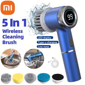 Xiaomi 6-in-1 전기 청소 브러시 ​​전기 스핀 청소 스크러버 전기 청소 응접실 주방 욕실 청소 도구