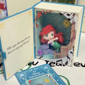 정품 100% 디즈니 프린세스 Talry Tales 시리즈 블라인드 박스 액션 피규어 장난감 컬렉션 데스크탑 장식 미스터리 박스 선물