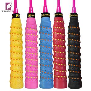 FANGCAN 3PCS 안티 슬립 Padel 오버 그립 스쿼시 패들 라켓 테니스 액세서리에 대 한 늑골이있는 배드민턴 그립 테이프