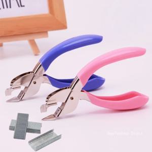 미니 전문 핸드헬드 풀아웃 추출기 스테이플러, 튼튼한 내구성, 편안한 금속 스테이플 리무버, 바인딩 도구