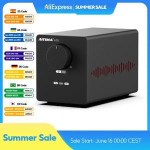 AIYIMA A70 TPA3255 PFFB 스테레오 전력 증폭기 300Wx2 클래스 D 스테레오 2.0 XLR RCA 트리거 입력이 있는 디지털 오디오 앰프