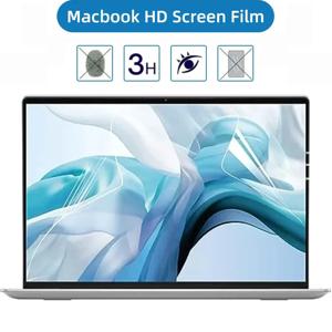 MacBook HD 용 화면 보호기 Air 13 인치 M1 M2 Pro 13 14 15 16 인치 터치 바 최대 커버 가드 액세서리 용 소프트 필름