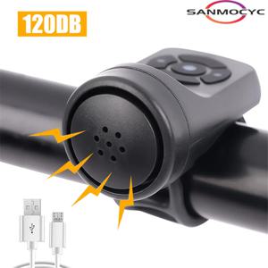 USB 충전식 산악 자전거 오토바이 경적, 4 모드, 도난 방지 알람 경적, 바이크 액세서리 자전거용품 자전거 용품 자전거 벨 자전거벨 자전거 악세사리 자전거 경적 자전거 경보기 자전거 전자벨 전자벨 자전거경적 로드자전거 벨 자전거전자벨 자전거벨 로드용 바이크 용품