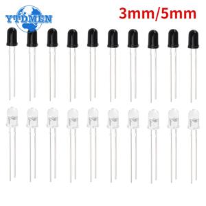 Arduino DIY 용 10 쌍 3mm 5mm 940nm LED 적외선 이미 터 및 IR 수신기 다이오드 F3 F5 다이오드