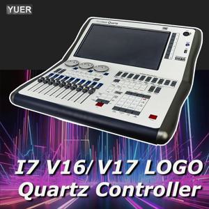 I7 석영 콘솔 V16/V17 버전 Cutover 무대 효과 조명 선택 DJ 파티 디스코 타이탄 용 LED 이동 헤드 DMX 컨트롤러