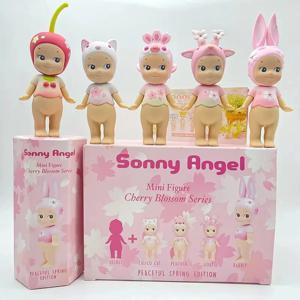 새로운 써니 엔젤 벚꽃 봄 시리즈 5pcs 벚꽃 한정판 블라인드 박스 장식품 귀여운 미스터리 선물 완구