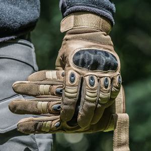 남자의 전체 손가락 전술 장갑 터치 스크린 Airsoft 장갑 페인트 볼 슈팅 기어 전투 갑옷 보호 쉘 장갑