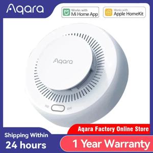 Aqara 스마트 연기 감지기 센서 Zigbee 3.0 화재 경보 모니터 사운드 경고 홈 보안 APP Xiaomi Mi home Homekit과 함께 작동