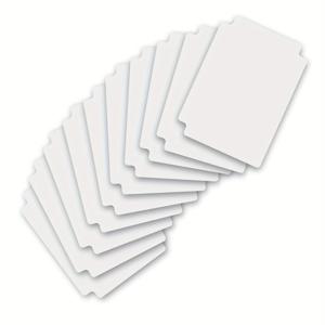 보관함용 트레이딩 카드 분배기, 단색 카드 분배기, 탭이 있는 10/50개 분리기, TCG에 적합, 3.76 x 2.75인치