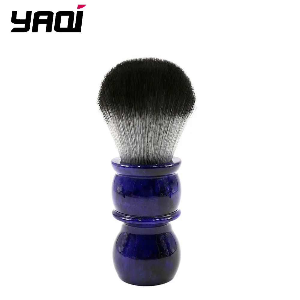 Yaqi 26mm 목재 울프 컬러 합성 헤어 면도 브러쉬 남성용