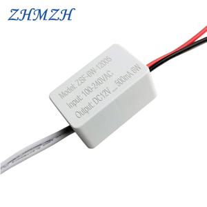 AC220V ~ DC12V LED 드라이버 정전류 정전압 6W 팬 전원 공급 장치 캐비닛 램프용 500mA 저전압