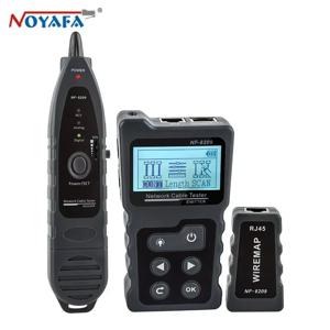 NOYAFA NF-8209 케이블 추적기 Lan 디스플레이 측정 테스터 네트워크 도구 LCD 디스플레이 측정 길이 Wiremap 테스터(손전등 포함)