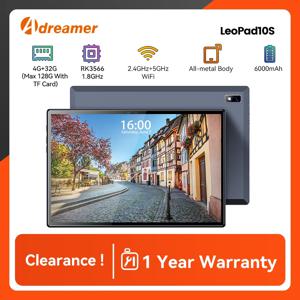 Adreamer LeoPad10S 10.1인치 태블릿 안드로이드 11 RK3566 쿼드 코어 1280x800 IPS 디스플레이 4GB 32GB 6000mAh 배터리(어린이/학생용)