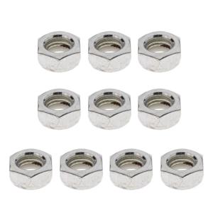2x10pcs 스케이트 보드 롱 보드 트럭 휠 액슬 장착 나사 너트 교체