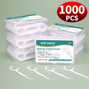 1000/600/300/150PCS - 초극세 치실 스틱 - 치아 사이의 틈을 한 조각으로 청소 - 구강 관리 도구