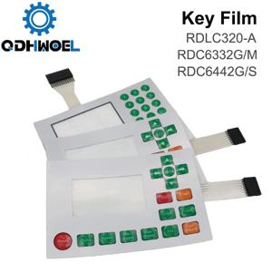 QDHWOEL Ruida 제어 카드 RDLC320-A 용 멤브레인 스위치 RDC6332M RDC6442S RDC6332G RDC6442G 패널 키 필름 키보드 마스크